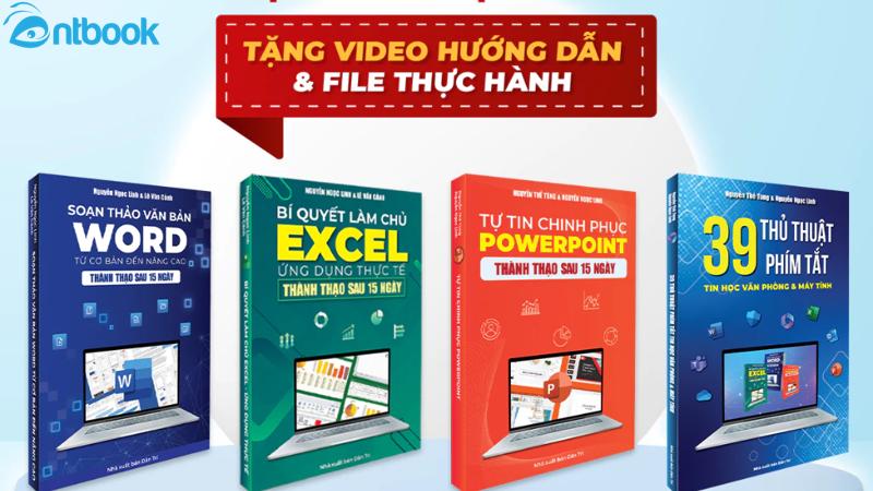 Bộ 4 sách tin học văn phòng
