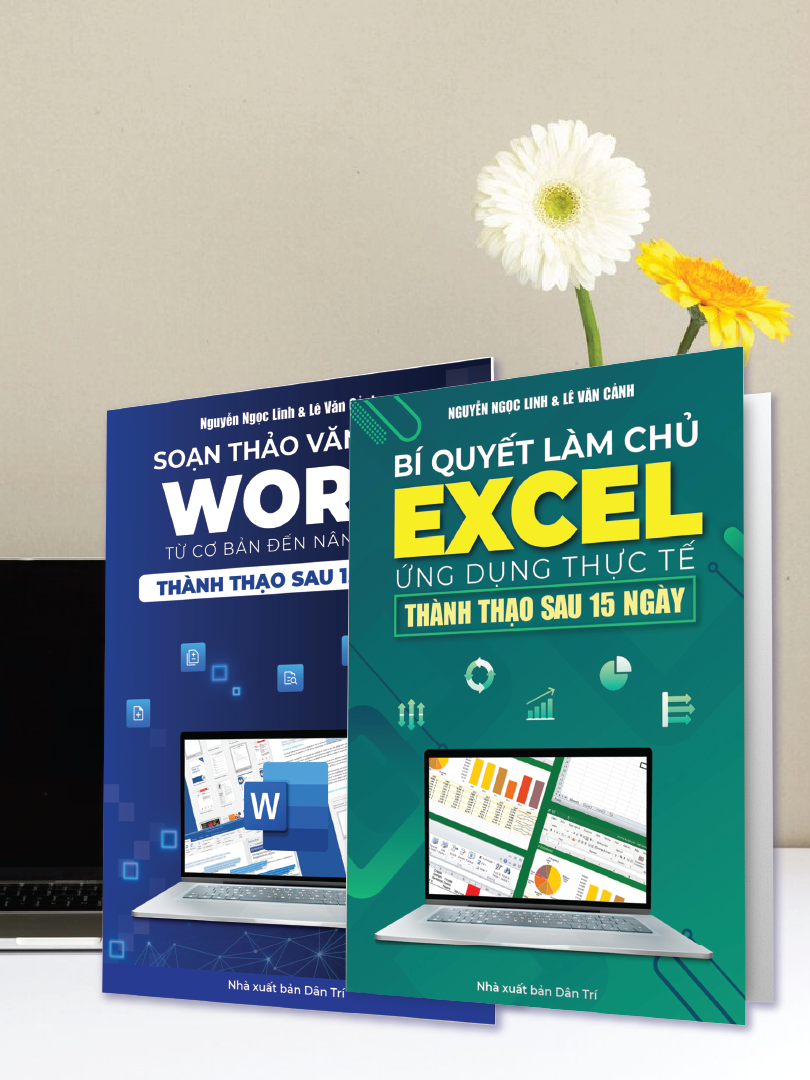 Combo 2 Cuốn Sách Word – Excel Tặng Kèm Video Hướng Dẫn