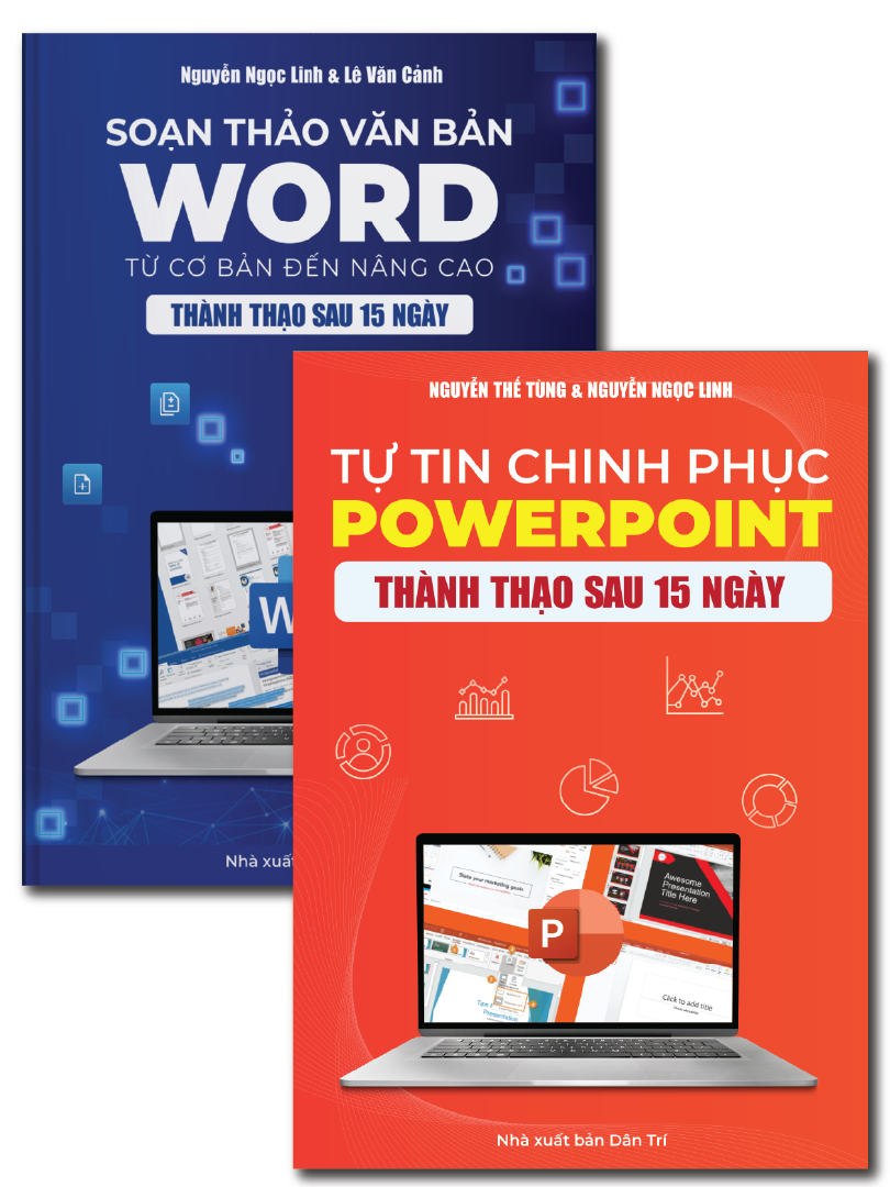 Combo 2 Cuốn Sách Word – Powerpoint Thành Thạo Tin Học Văn Phòng