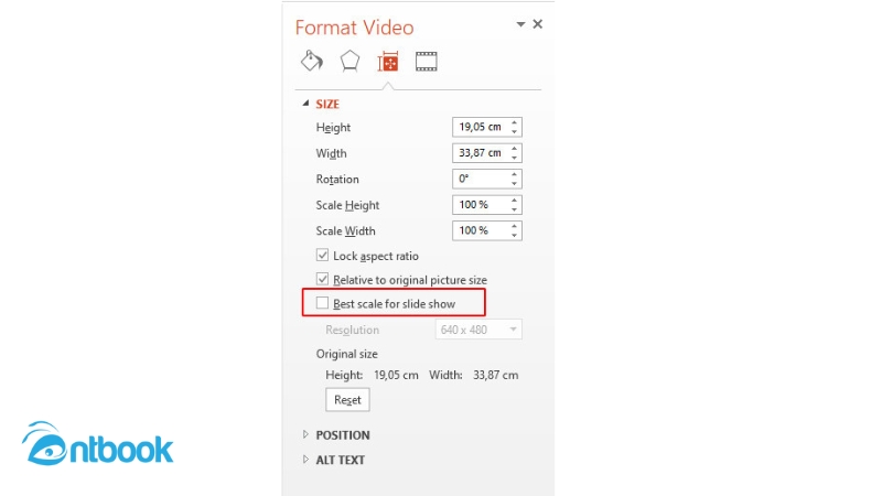 cách chèn video vào powerpoint tự chạy