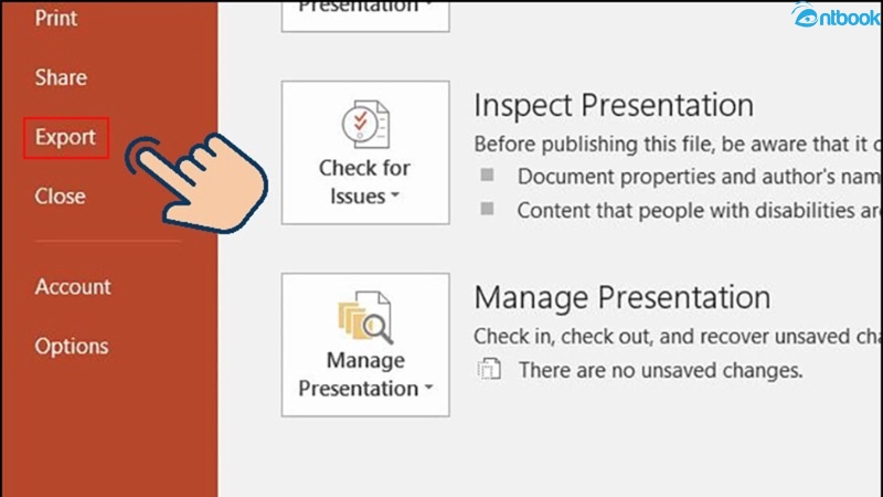 cách chuyển powerpoint sang word