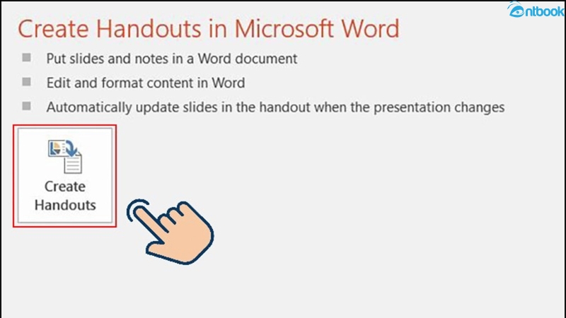 cách chuyển powerpoint sang word