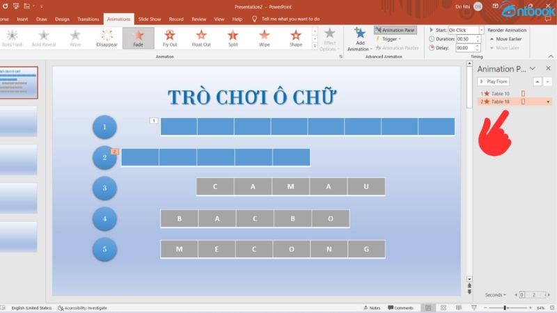 cách làm trò chơi trả lời câu hỏi trên powerpoint