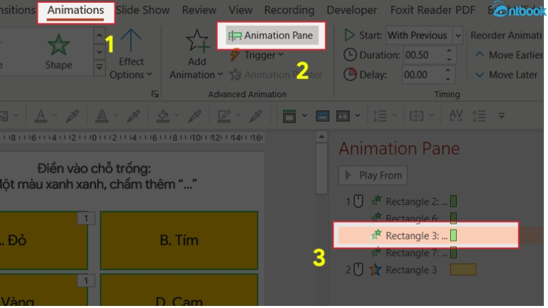 cách làm trò chơi trắc nghiệm trên powerpoint