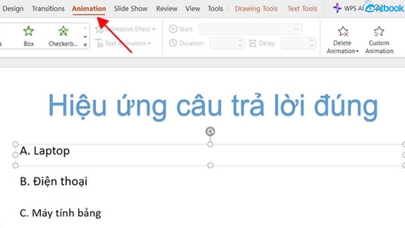 cách tạo hiệu ứng trong powerpoint