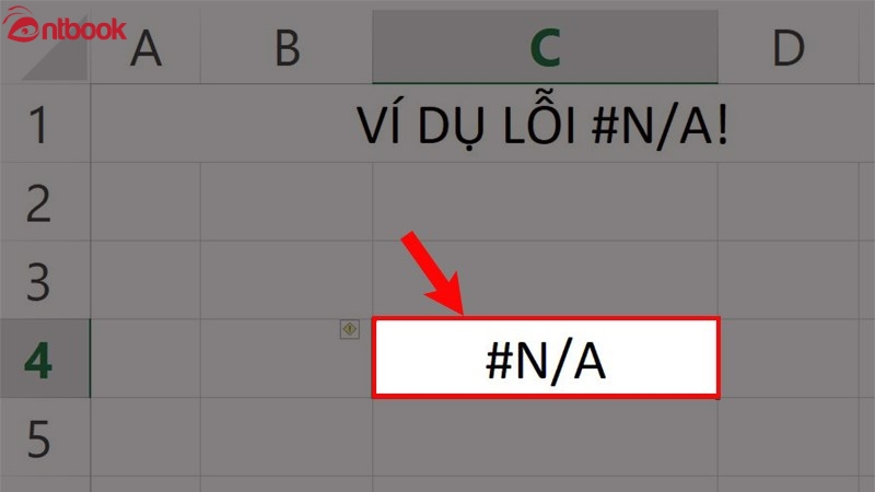 lỗi #n/a trong excel hàm vlookup