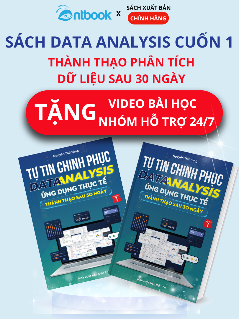 Sách Data Analysis Ứng Dụng Thực Tế Cuốn 1