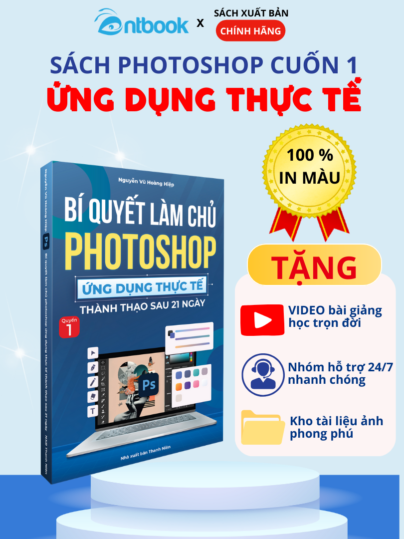 Sách Photoshop Ứng Dụng Thực Tế Cuốn 1