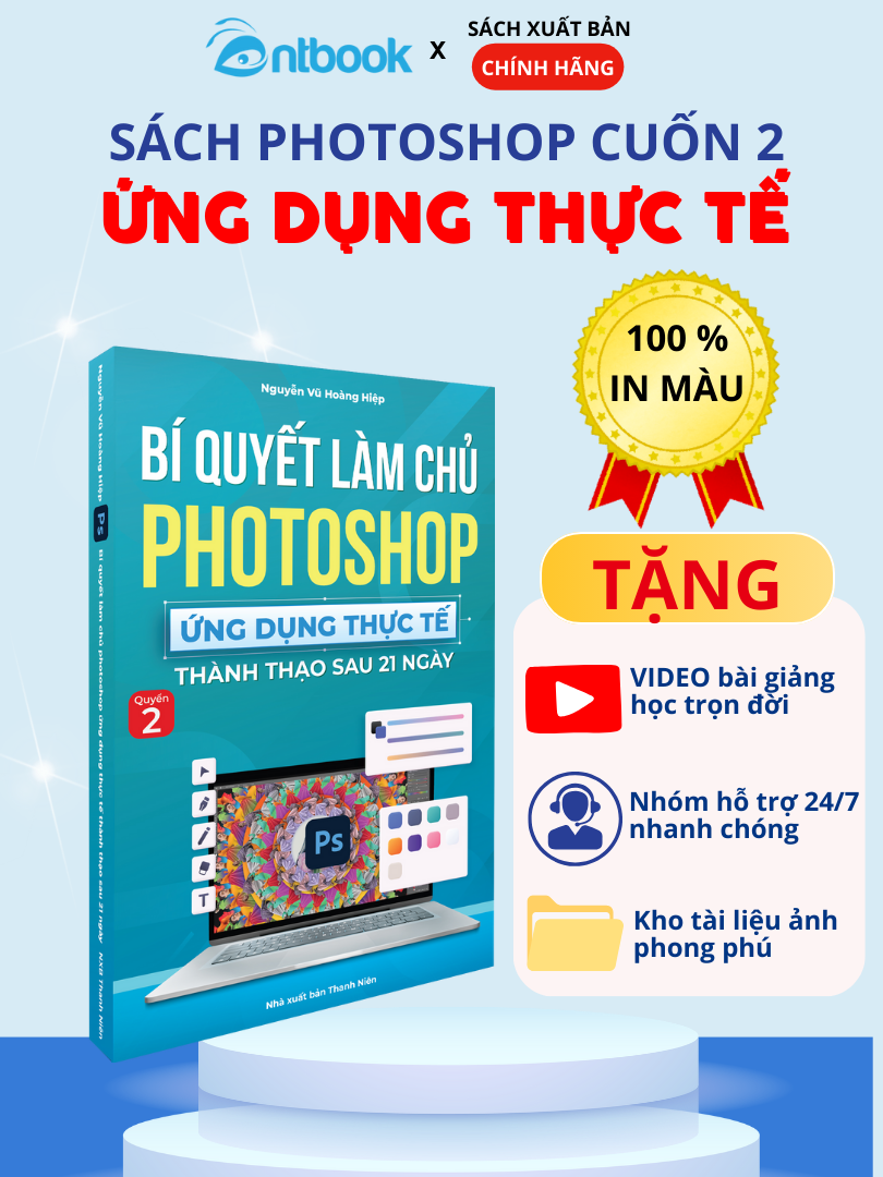 Sách Photoshop Ứng Dụng Thực Tế Cuốn 2