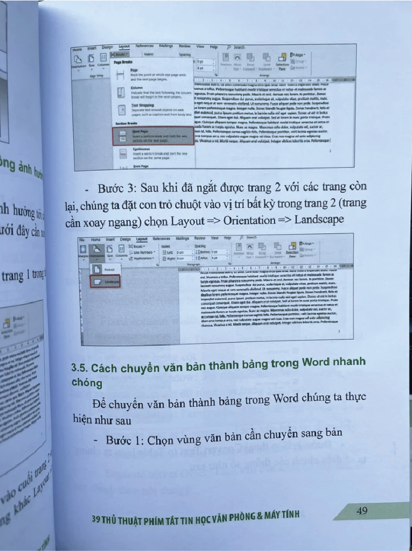 Sách Thủ Thuật Tin Học Văn Phòng X3 Hiệu Suất