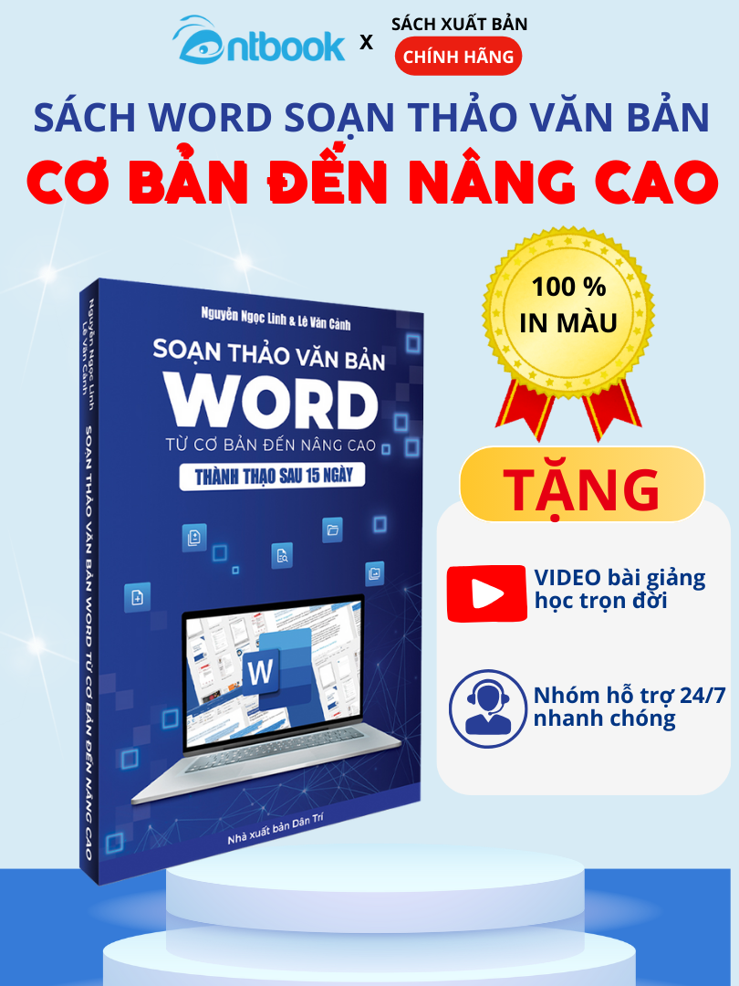 Sách Soạn Thảo Văn Bản Word Từ Cơ Bản Đến Nâng Cao