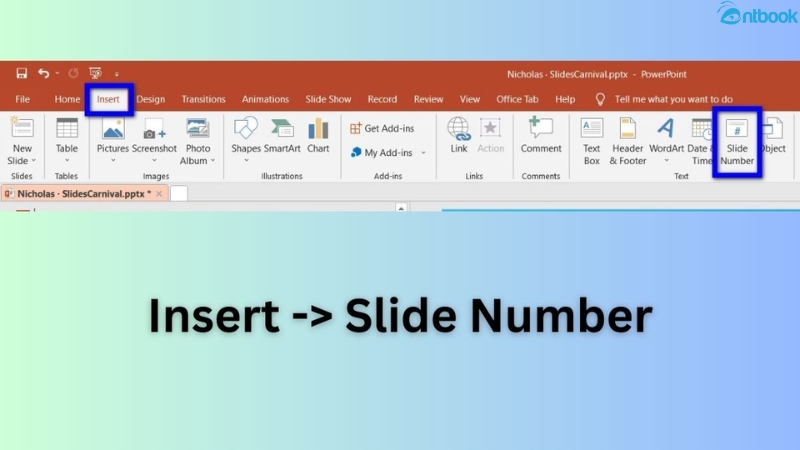 cách đánh số trang trong powerpoint