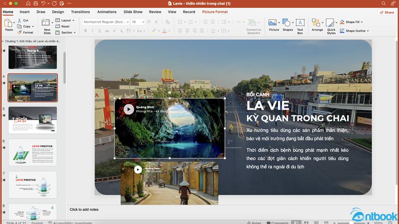 Cách làm mờ ảnh trong Powerpoint