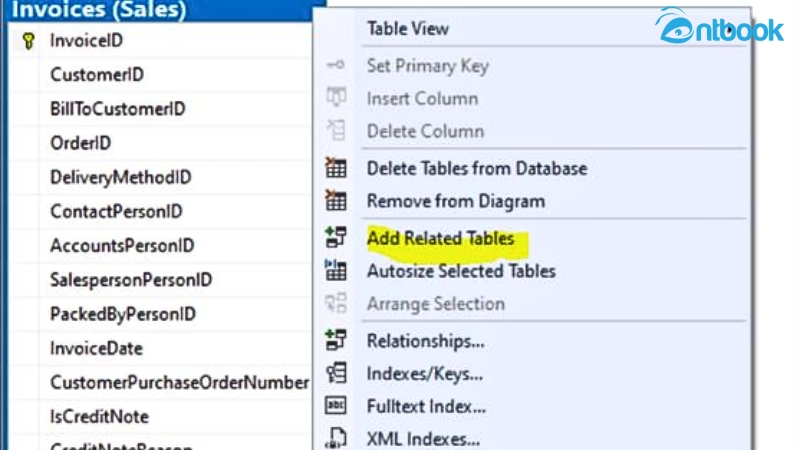 cách mở diagram trong sql server