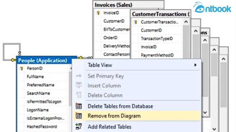 cách mở diagram trong sql server