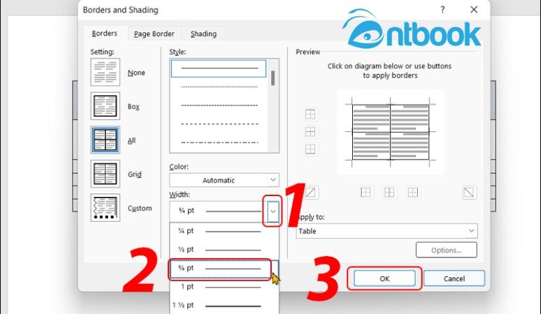 Cách tạo bảng trong Word