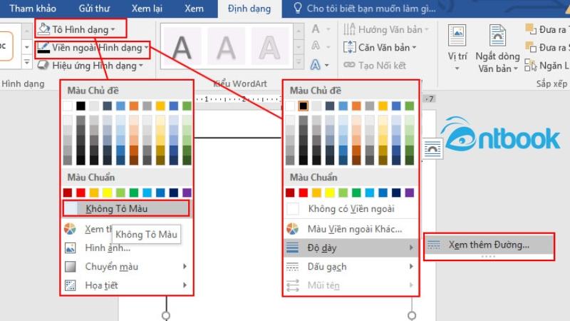 Cách tạo khung bìa trong Word