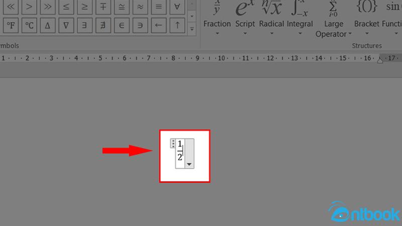 Cách viết phân số trong word