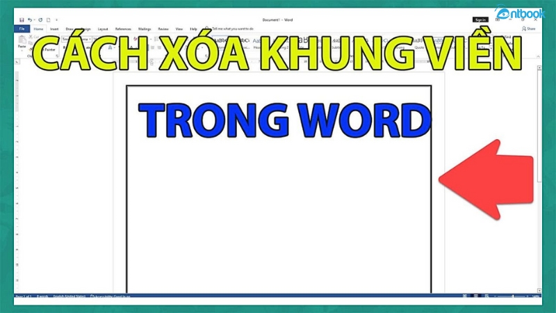 cách xóa khung trong word