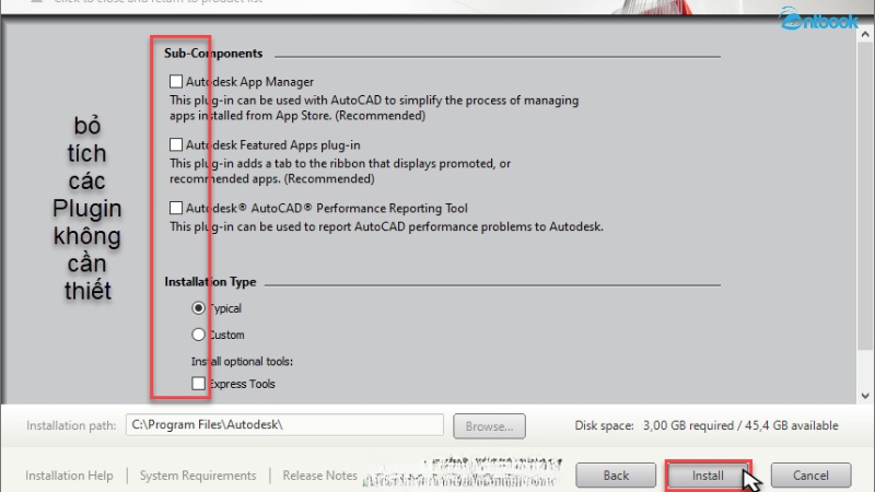 Hướng dẫn cài AutoCAD