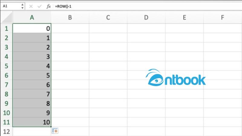 Hàm đánh số thứ tự trong Excel