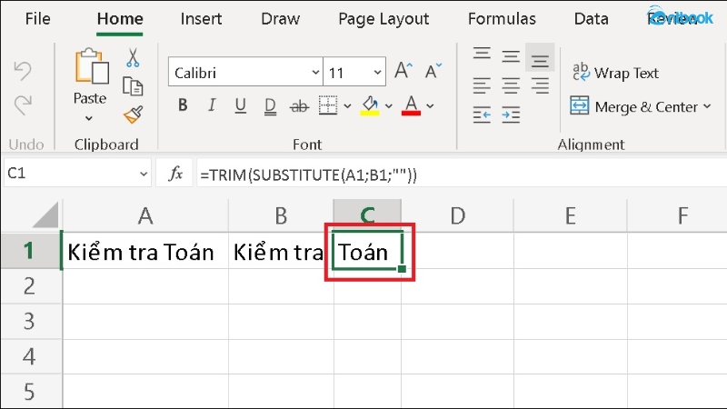 Hàm trừ trong Excel