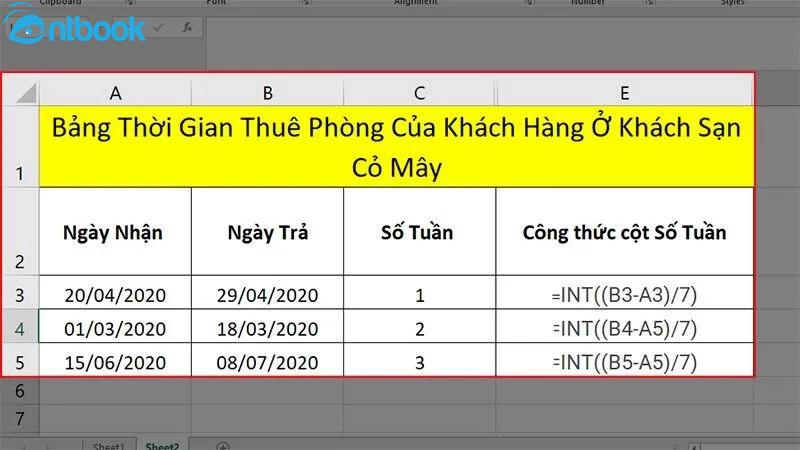 Hàm mod trong excel