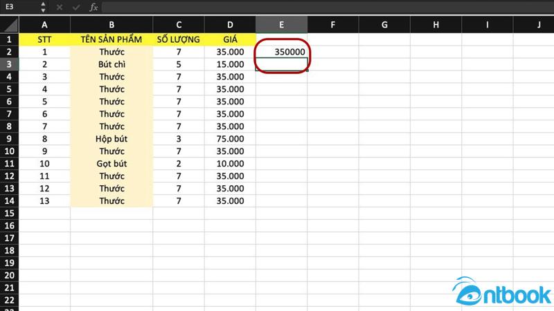 Hàm Sumifs trong Excel