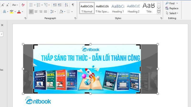 Cách cắt ảnh trong Word