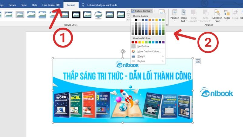 Cách cắt ảnh trong Word