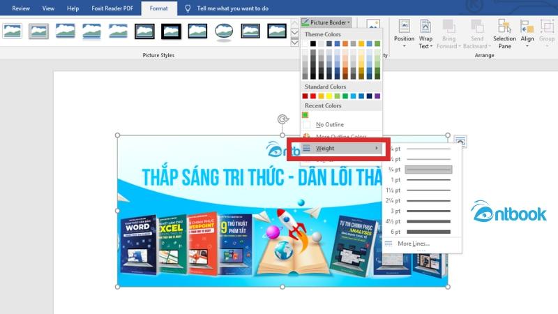 Cách cắt ảnh trong Word
