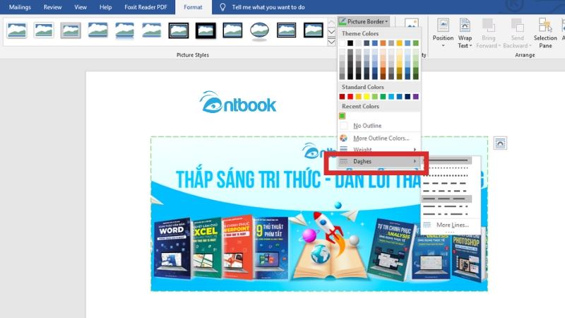Cách cắt ảnh trong Word