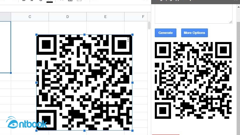 cách tạo QR code trên Google Sheet