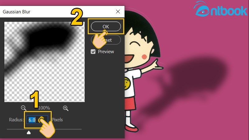 cách đổ bóng trong Photoshop