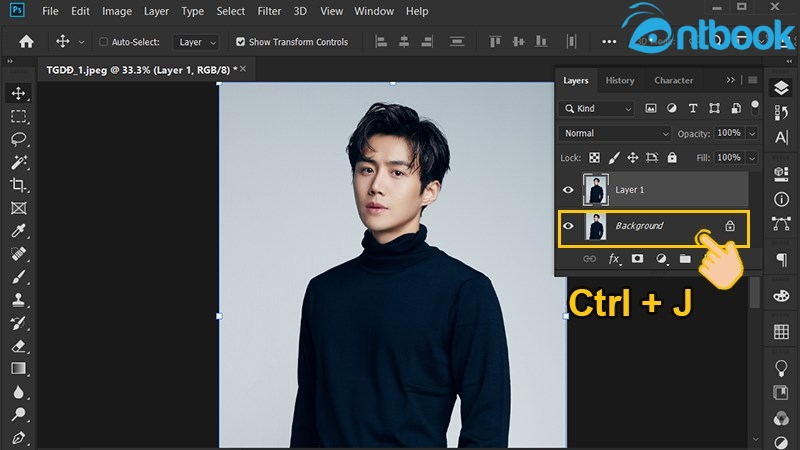cách đổ bóng trong Photoshop