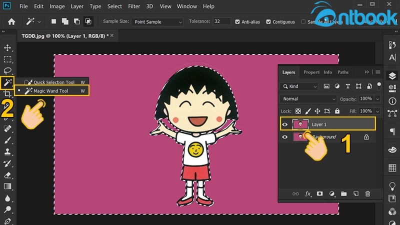 cách đổ bóng trong Photoshop