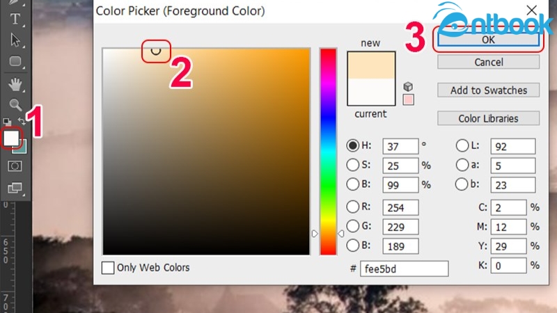 Cách đổ màu trong Photoshop