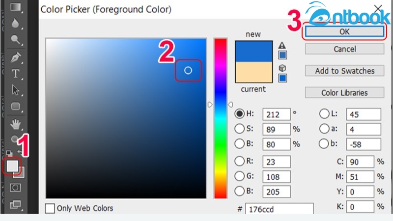 Cách đổ màu trong Photoshop