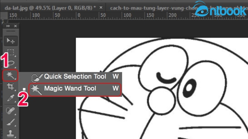 Cách đổ màu trong Photoshop