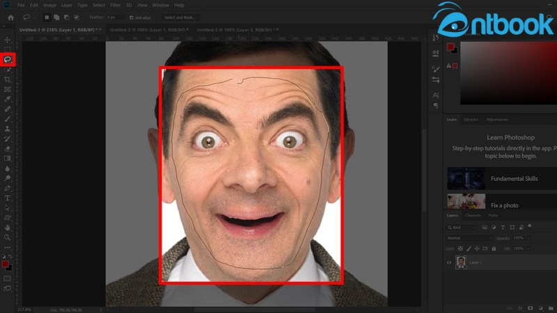 Cách ghép mặt trong Photoshop
