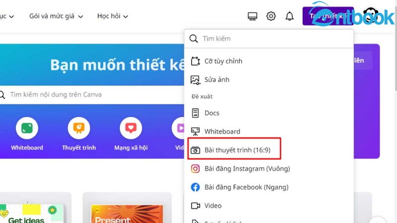 Cách làm Powerpoint trên Canva