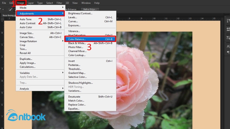 Cách đổi màu trong Photoshop