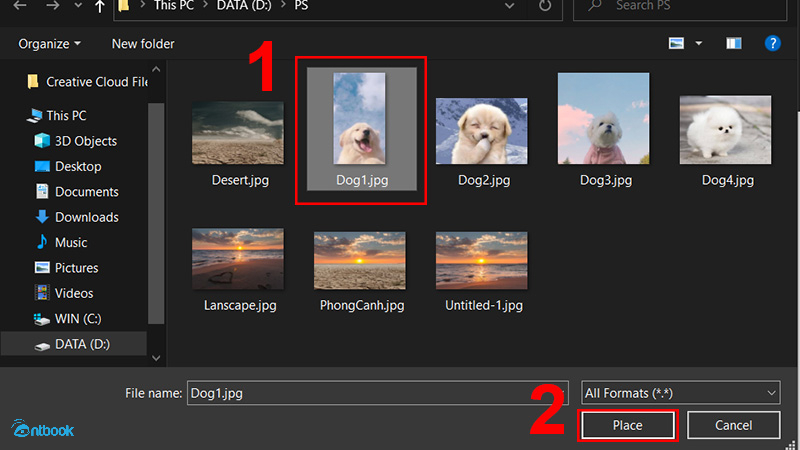 cách ghép ảnh trong Photoshop