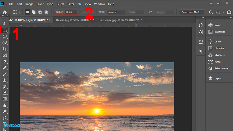 cách ghép ảnh trong Photoshop