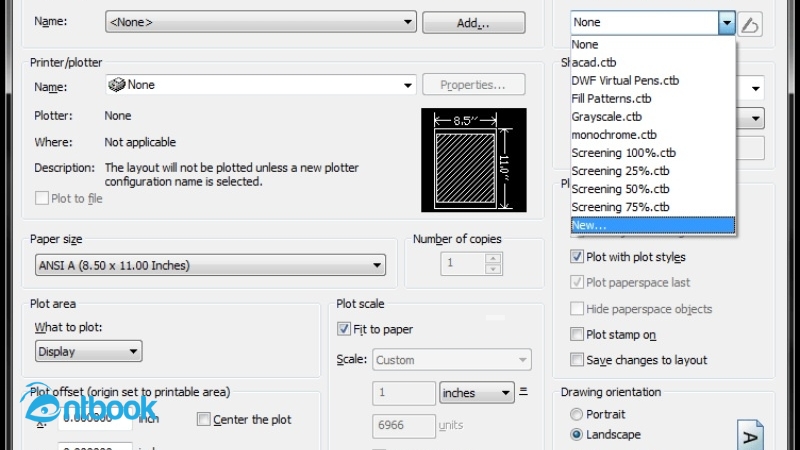 Cách in bản vẽ AutoCad ra giấy A4