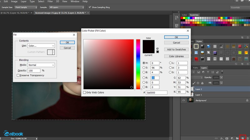 cách làm mịn da trong Photoshop