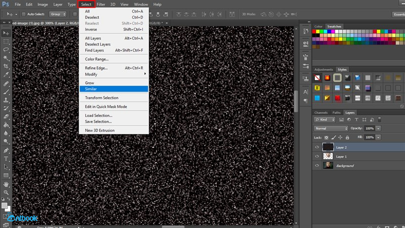 cách làm mịn da trong Photoshop