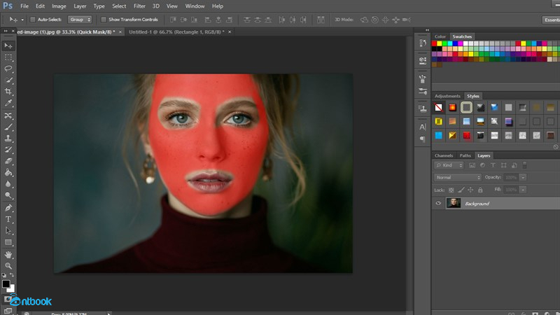 cách làm mịn da trong Photoshop