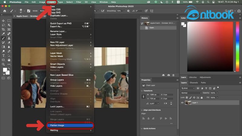 cách làm nét ảnh trong Photoshop