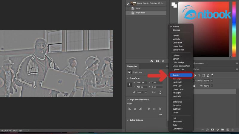 cách làm nét ảnh trong Photoshop